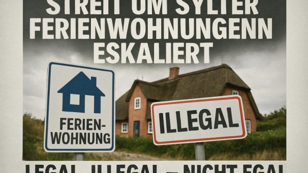 Streit um Sylter Ferienwohnungen eskaliert: Legal, illegal – nicht egal