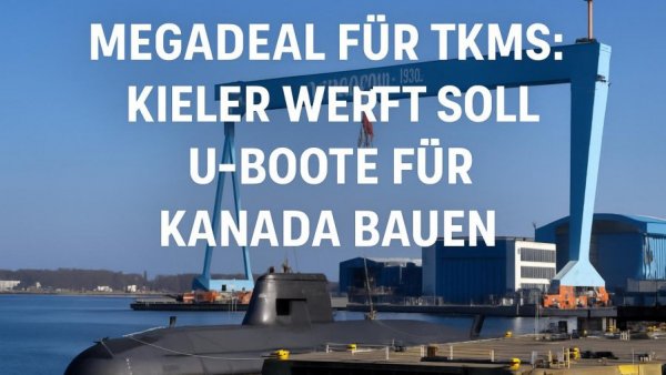 Megadeal für TKMS: Kieler Werft soll U-Boote für Kanada bauen