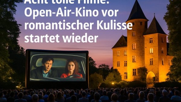 Acht tolle Filme: Open-Air-Kino vor romantischer Kulisse startet wieder