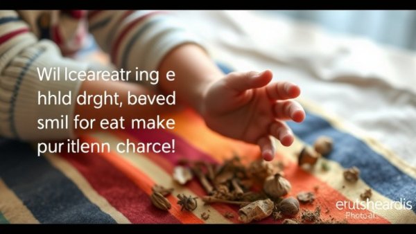 Lernumgebung für Kinder with quote and natural materials.