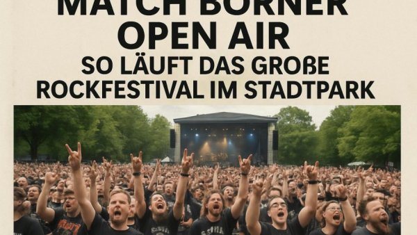 Match Börner Open Air: So läuft das große Rockfestival im Stadtpark
