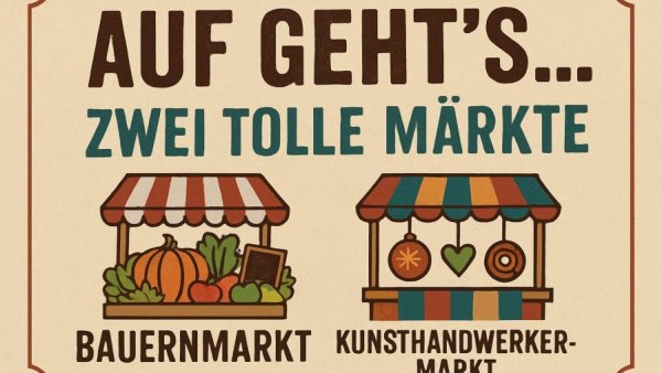 Auf geht´s... zwei tolle Märkte