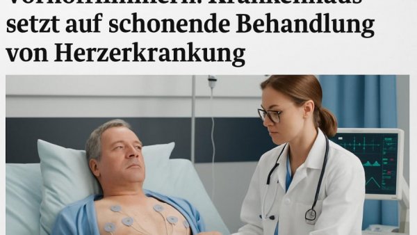 Vorhofflimmern: Krankenhaus setzt auf schonende Behandlung von Herzerkrankung