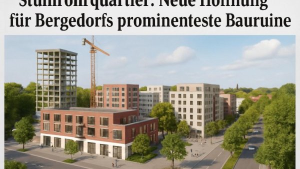 Stuhlrohrquartier: Neue Hoffnung für Bergedorfs prominenteste Bauruine