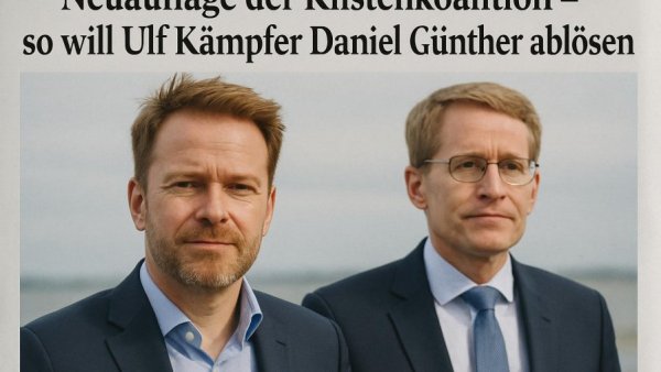 Neuauflage der Küstenkoalition – so will Ulf Kämpfer Daniel Günther ablösen