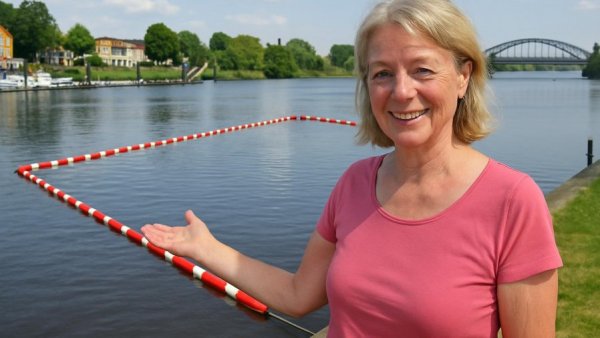 Baden in der Elbe: Geesthachterin schlägt Schwimmbereich im Hafen vor