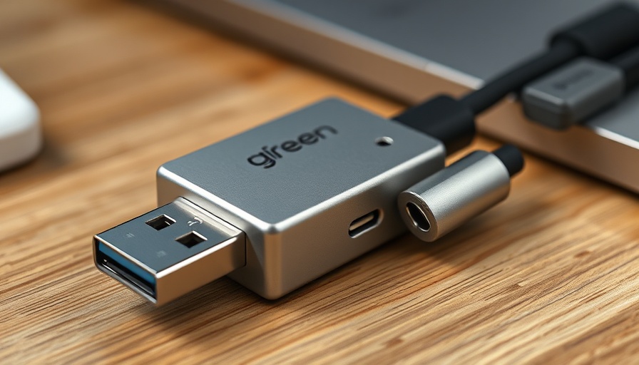 Ugreen Festplattengehäuse USB-C 3.1 Gen 2 sleek design on desk