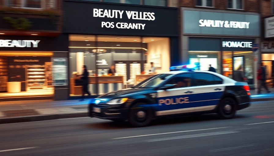 Police car with blue lights rushing in city, Neuer Blaulicht-Funk von Vodafone feature.