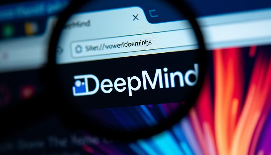 Magnified view of DeepMind website related to Google 60-hour workweek policy.