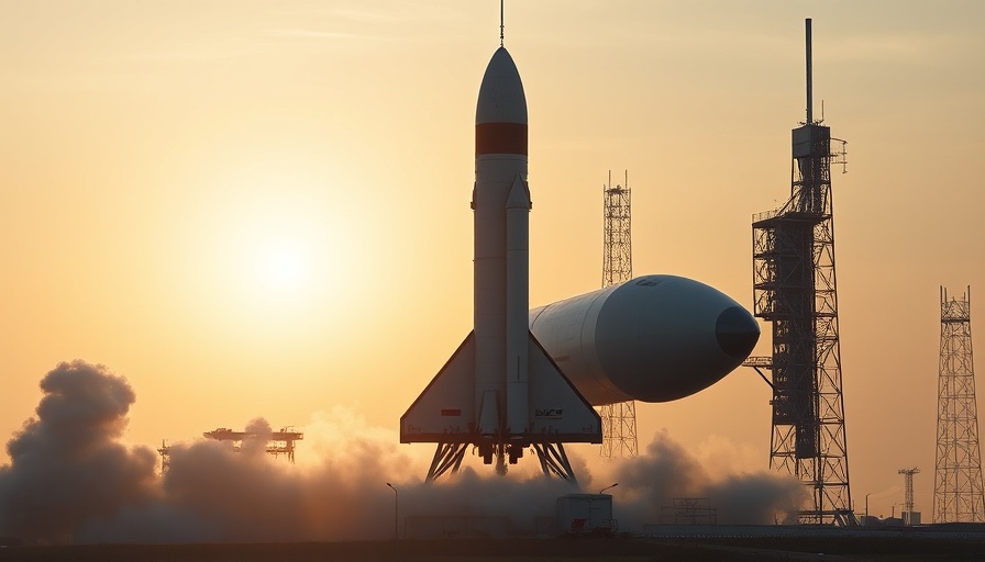 SpaceX Starship Mission launch with sunrise backdrop, photorealistic detail.