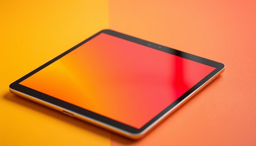 Best Tablets 2025 displayed against colorful background.