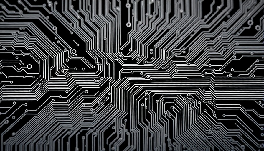 Microscopic view of circuit board highlighting CL1 biologische Intelligenz