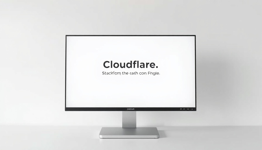 Cloudflare block notification on simple screen.