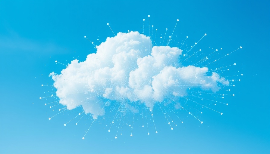 Abstract cloud symbolizing 'Rückzug aus der Cloud'.