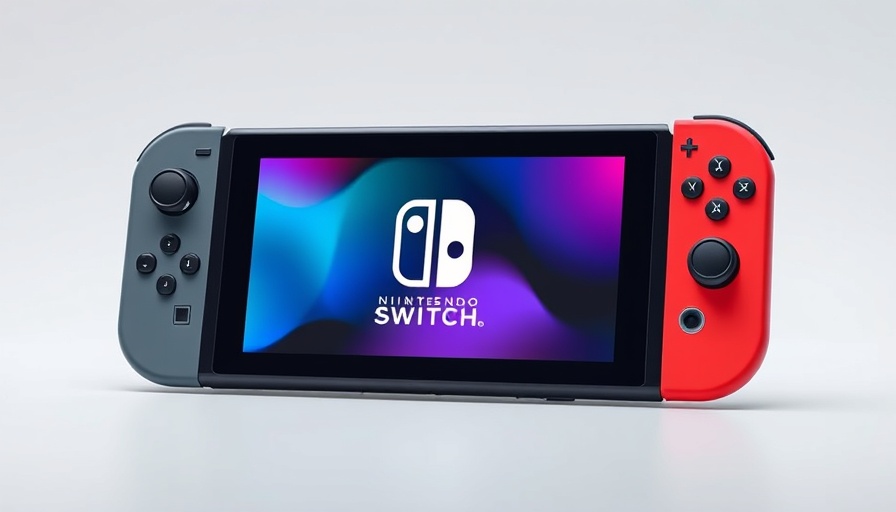 Nintendo Switch 2 device in a sleek modern design.