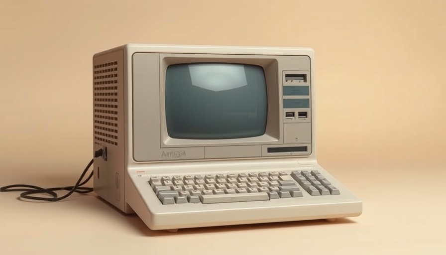 Classic Amiga computer system representing AmigaOS 3.2.3 Update.
