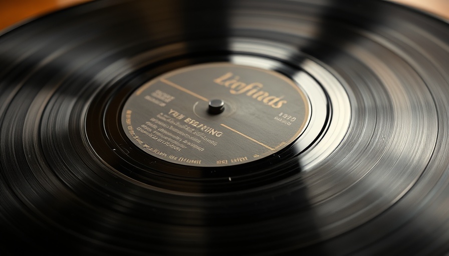 Vintage black vinyl record related to Klage gegen Internet Archive