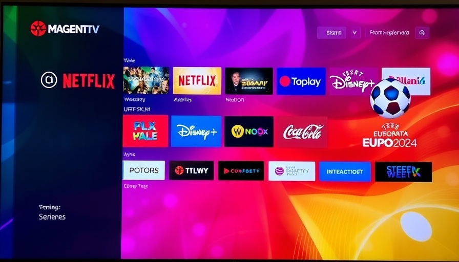 MagentaTV MegaStream interface with streaming options