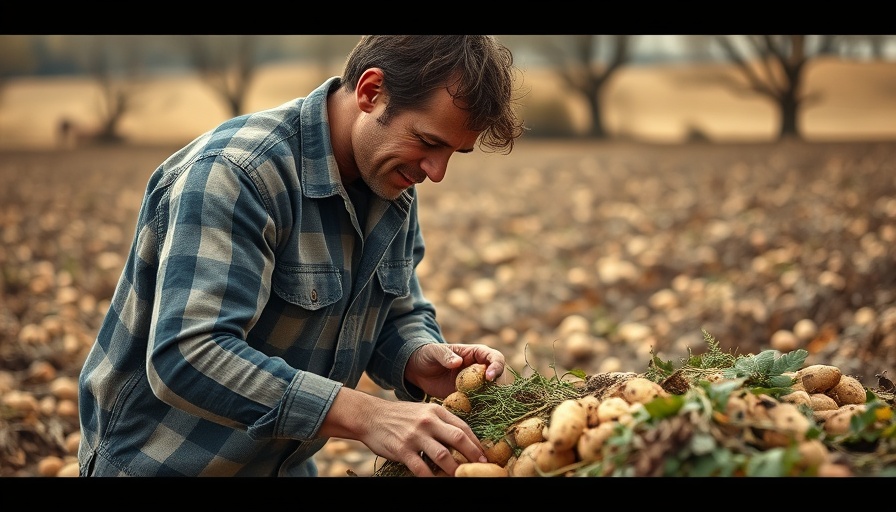 Person harvesting potatoes in Stormarn field, experiencing Naturlandschaft.