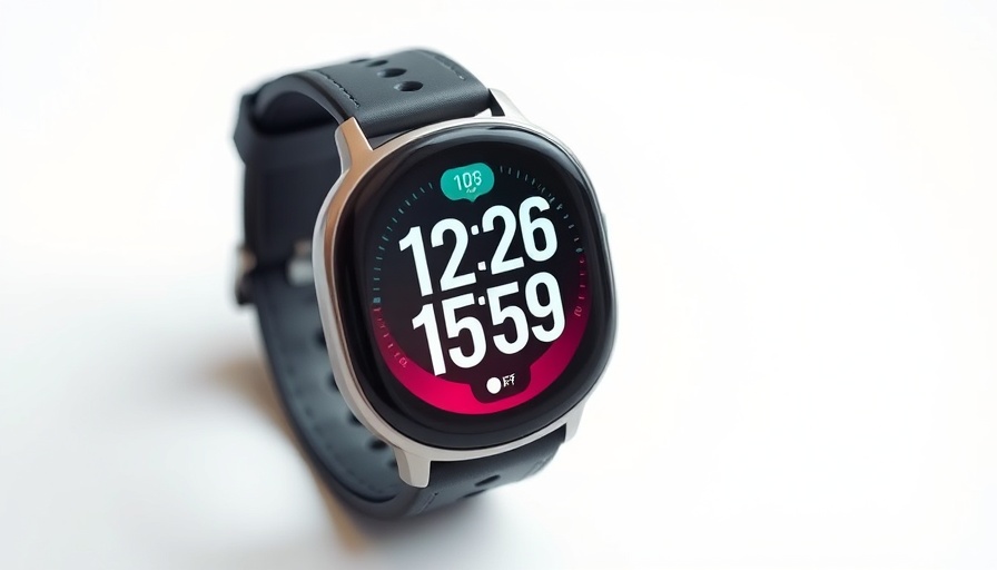 Fitbit Charge 6 displaying time and heart rate