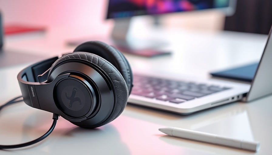 Sennheiser BTD 700 adapter with laptop and headphones in modern office.