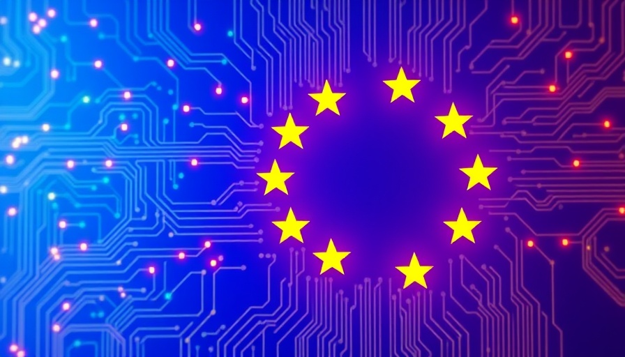 European Union flag with digital circuit design, Menschenrechte Ungarn