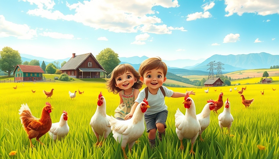 Hörspiel Franz und Theresa: Children playing in countryside.