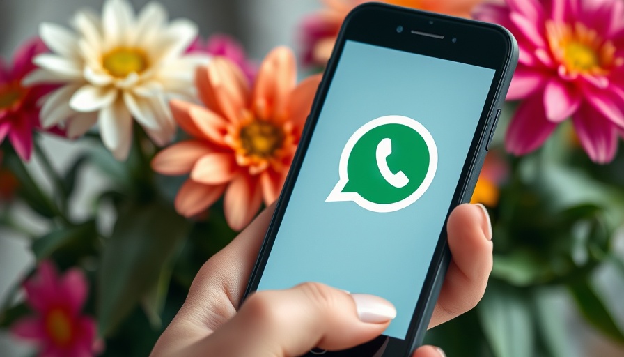Grau Kreis im WhatsApp-Status auf einem Smartphone mit Logo.