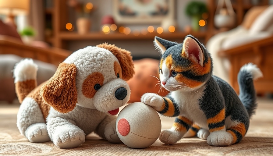 BABY born Interactive Pets plush dog and cat toys in cozy play.