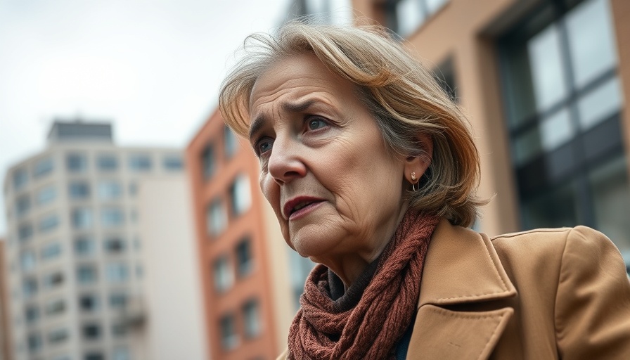 Harte Entscheidung Mutter Kinder: besorgte Frau im Gespräch.