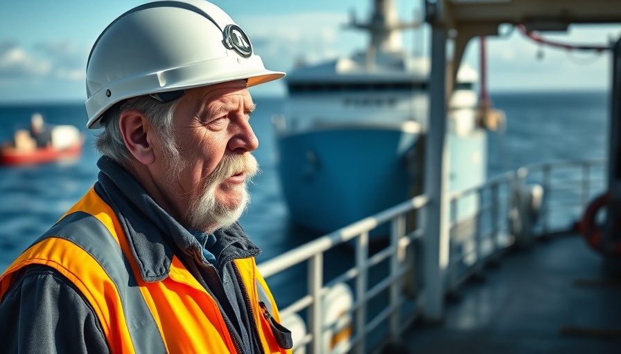 Leben eines echten Seemanns on a ship deck, engaging in conversation.