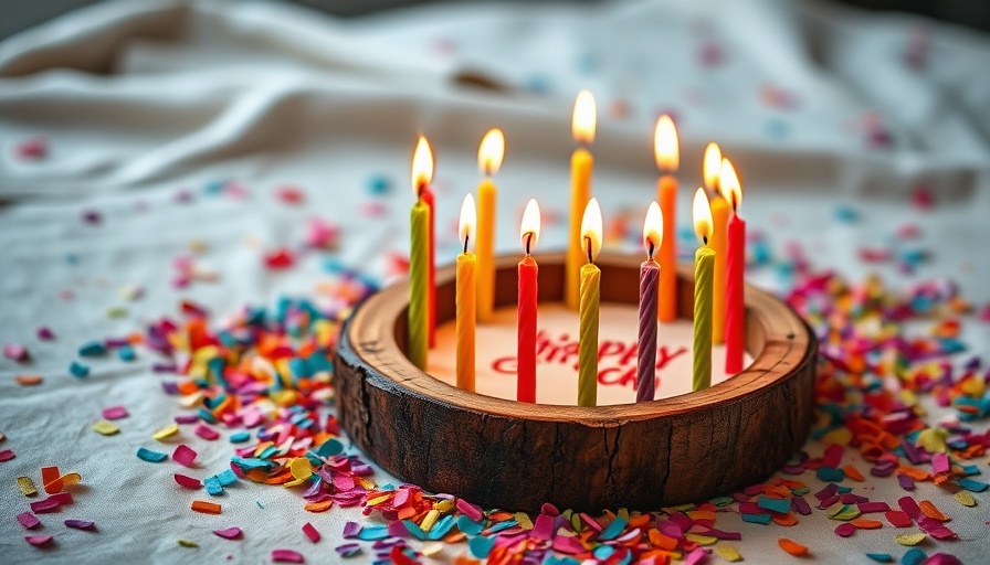 Festive decoration with candles for erster Schultag, vibrant setup.