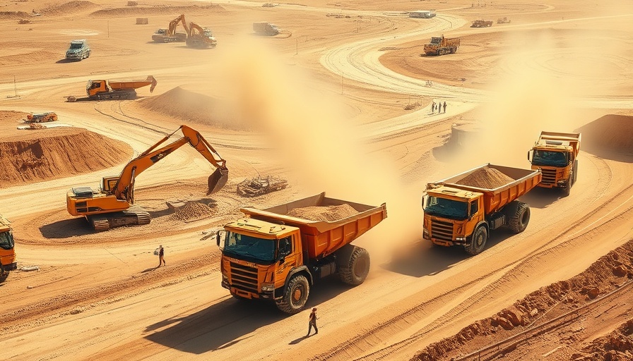 Construction site at Oberbillwerder Bauprojekt with machinery in sand delivery.