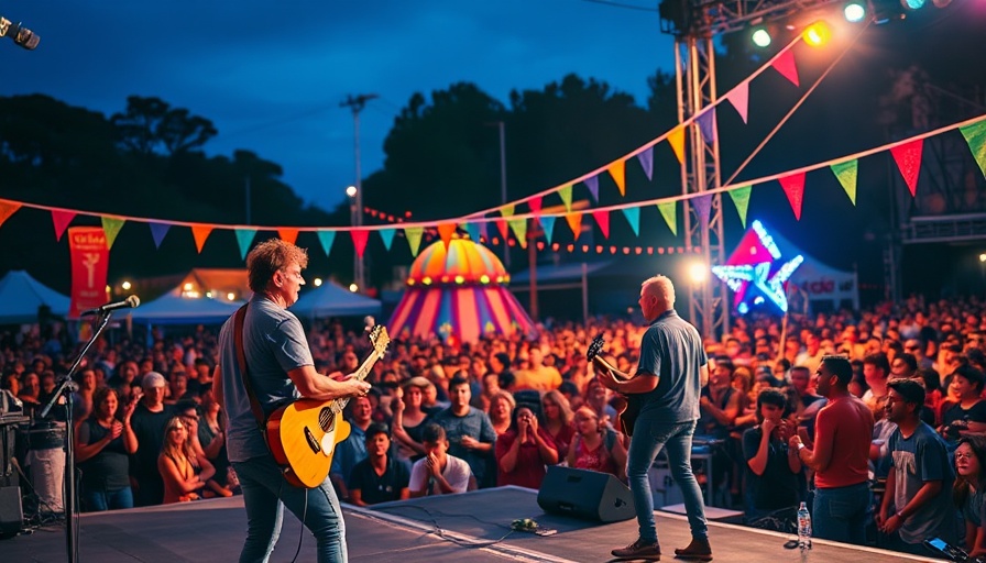 Ahrensfelder Kulturnacht vibrant evening concert with audience.