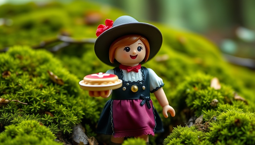 Playmobil Sonderfigur Schwarzwald Marie in forest.