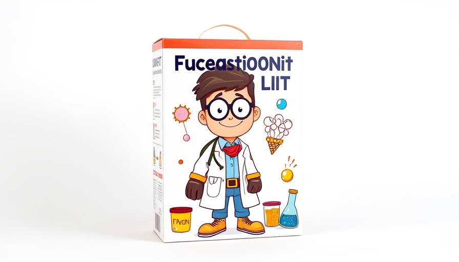 Einstein-Experimentierkästen educational kit with cartoon design