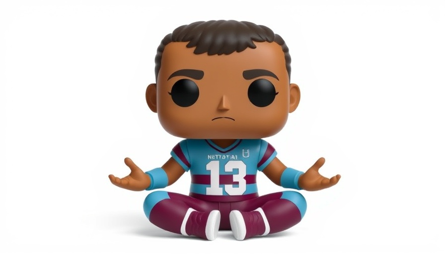 Erling Haaland Funko POP! Figur in a meditative pose with team uniform