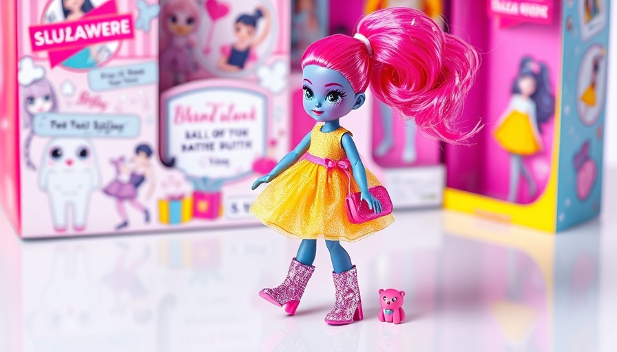 Glam Monstars von Craze colorful doll and accessories