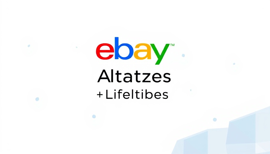 eBay Angebote logo with geometric background for September.