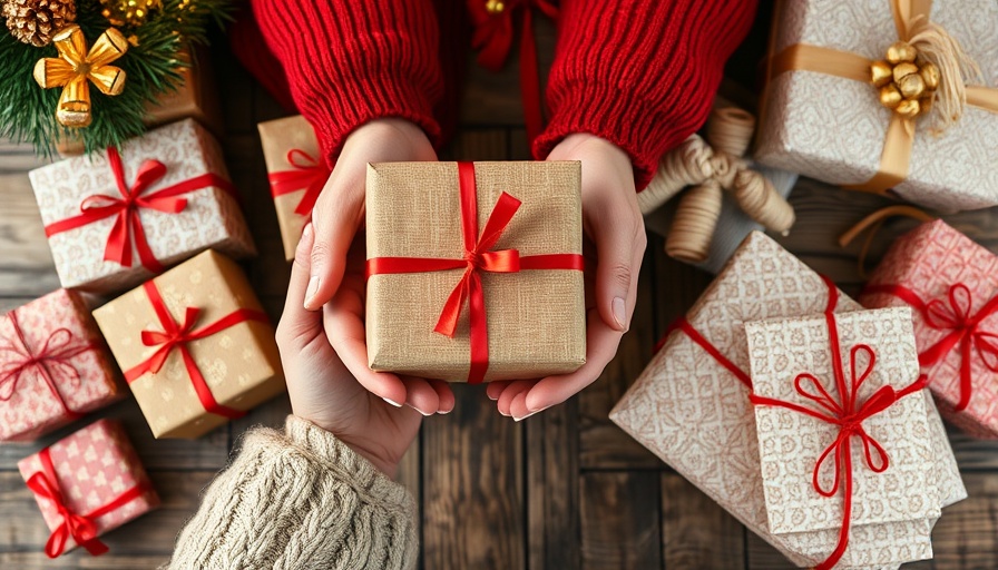 Festive gifts arrangement for Weihnachtsshopping Report 2025.