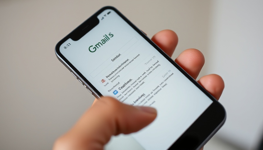 Smartphone showing Gmail with promotional emails, Bußgeld wegen Werbe-E-Mails in Gmail