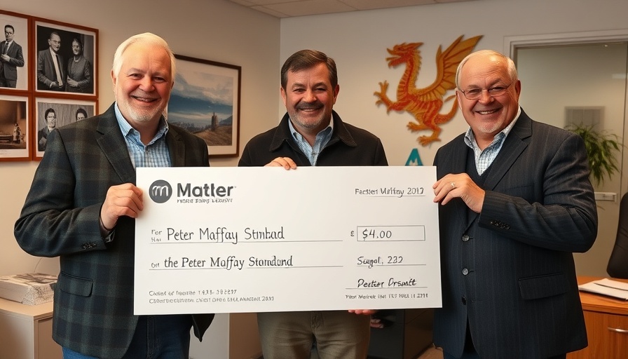 Rofu unterstützt Peter Maffay Stiftung with donation check.