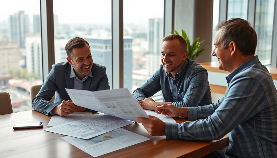 Men discussing plans with maps at a table, Veloroute gesperrt für Oberbillwerder.