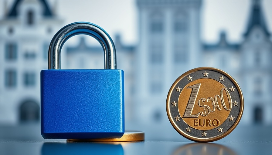 Datenschutz Bußgeld Personalvermittlung concept with lock and euro symbol.