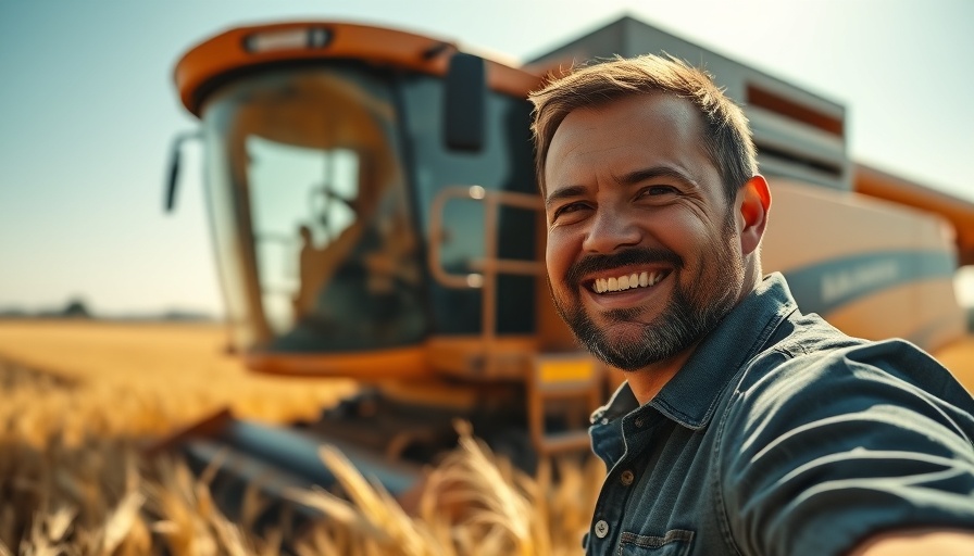 Weizenernte mit dem Lohnunternehmer: Man near harvester in wheat field.