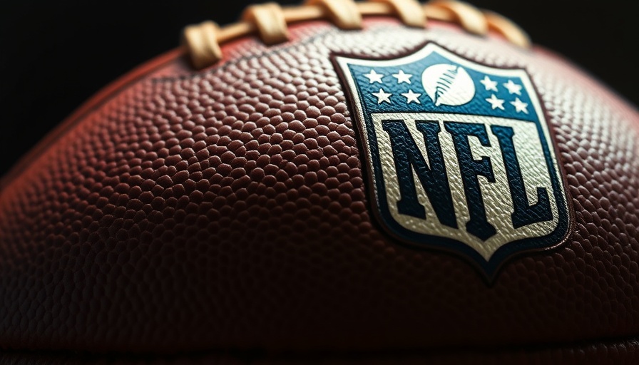 NFL football texture close-up, Arizona Cardinals gegen San Francisco 49ers Livestream.