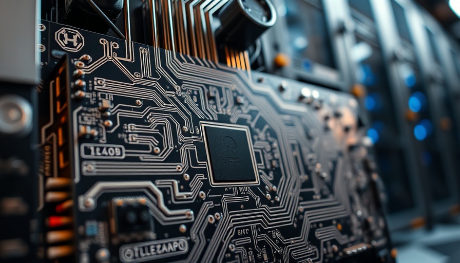 Close-up of server mainboard illustrating firmware backdoors.