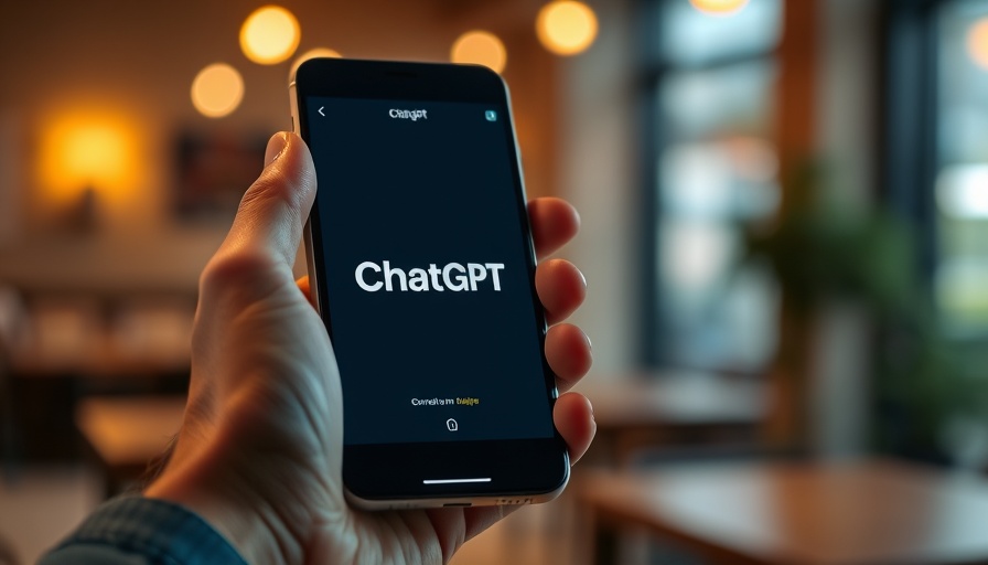 Proactive AI assistant ChatGPT app on smartphone screen.