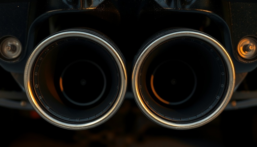 Close-up of car exhaust pipes showcasing Technologieoffenheit