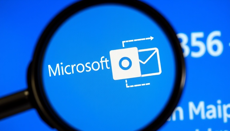Magnified view of Microsoft 365 interface on screen.